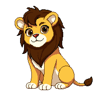 lioness sitting