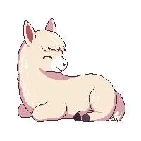 llama sleeping