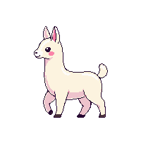 llama walking