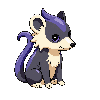 opossum sitting