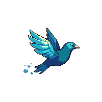 peacock flying