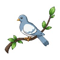 pigeon perched