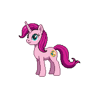 pony sitting