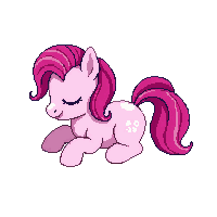 pony sleeping
