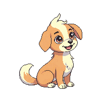 puppy sitting