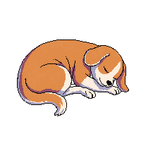 puppy sleeping