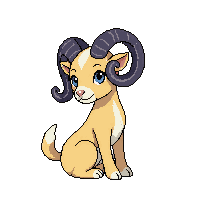 ram sitting