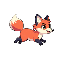 red panda running
