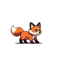 red panda walking