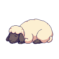 sheep sleeping