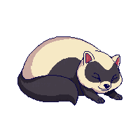skunk sleeping