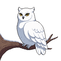 snowy owl perched