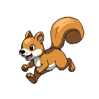 squirrel running