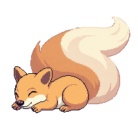 squirrel sleeping