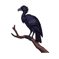 vulture perched