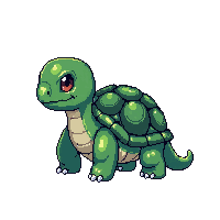 turtle small green shell walking