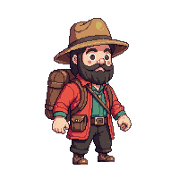 traveling merchant backpack
