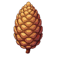 xmas pine cone icon brown 058 v2 2026 03 06T21 08 30