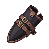 black quiver leather