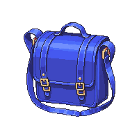 blue messenger bag
