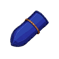 blue quiver leather