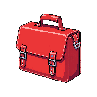 red messenger bag