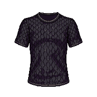 black chainmail shirt