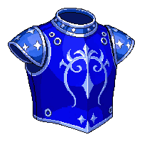blue breastplate