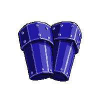 blue gauntlets iron