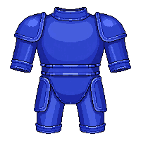 blue leather armor set