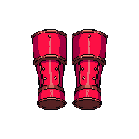 red bracers leather
