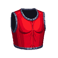 red breastplate