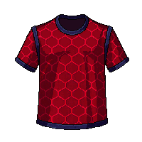 red chainmail shirt