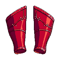 red pauldrons iron
