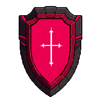 red shield strap