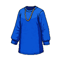blue tunic simple
