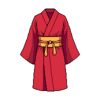 red kimono