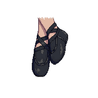 black ballet shoes