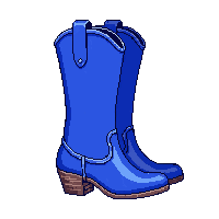 blue cowboy boots