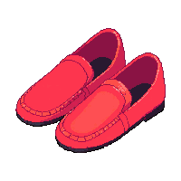 red slippers