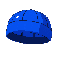 blue headband