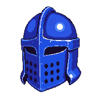 blue knight helmet