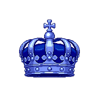 blue royal crown