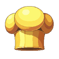 golden chef hat