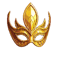 golden masquerade mask
