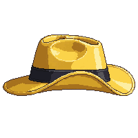 golden stetson hat