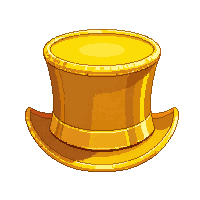 golden top hat