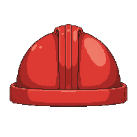red hard hat