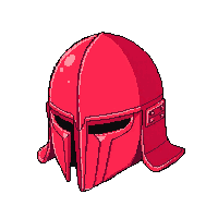 red knight helmet