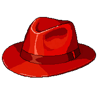 red panama hat